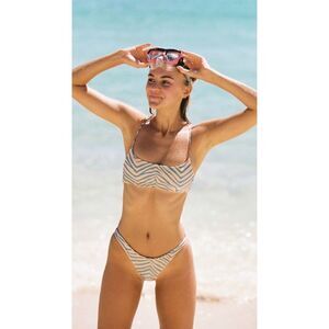 TRIANGL MICA NORMAL RIPPLE SET TOP & NORMAL CUT BOTTOM NEW WITH TAGS NO BAG